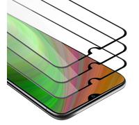 Cadorabo 3x film blindé plein écran pour Samsung Galaxy A20E film de protection en noir verre de protection d'écran tempéré