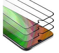 Cadorabo 3x film blindé plein écran pour Samsung Galaxy A70 film de protection en noir verre de protection d'écran tempered