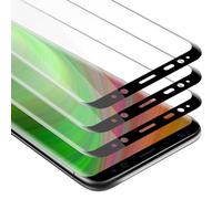 Cadorabo 3x film blindé plein écran pour Samsung Galaxy S9 PLUS film de protection en noir verre de protection d'écran tempéré