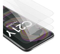 Cadorabo 3x film blindé pour Realme C21Y / C25Y film de protection en transparent film écran tempered verre de protection
