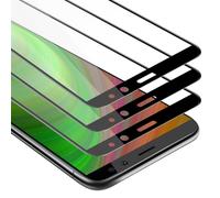 Cadorabo 3x plein écran Film de protection blindé pour Honor10 LITE en noir Verre de protection d'écran tempéré
