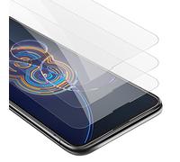 cadorabo 3x Verre Trempé compatible avec Asus ZenFone 8 FLIP en HAUTE TRANSPARENT - Pack de 3 Verre de protection d'écran trempé (Tempered) en dureté 9H avec 3D touch