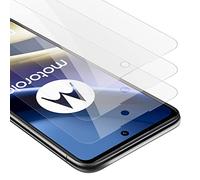 cadorabo 3x Verre Trempé compatible avec Motorola MOTO G51 5G en HAUTE TRANSPARENT - Pack de 3 Verre de protection d'écran trempé (Tempered) en dureté 9H avec 3D touch