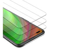 cadorabo 3x Verre Trempé compatible avec Oppo Reno4 en HAUTE TRANSPARENT - Pack de 3 Verre de protection d'écran trempé (Tempered) en dureté 9H avec 3D touch