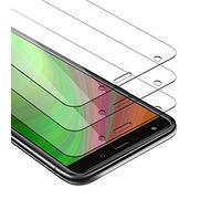 cadorabo 3x Verre Trempé compatible avec Wiko Y61 en HAUTE TRANSPARENT - Pack de 3 Verre de protection d'écran trempé (Tempered) en dureté 9H avec 3D touch