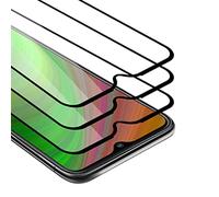 cadorabo 3x Verre Trempé couverture complète compatible avec Nokia 2.3 en TRANSPARENT avec NOIR - Pack de 3 Verre de protection d'écran trempé (Tempered) en dureté 9H avec 3D touch
