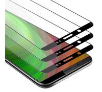 cadorabo 3x Verre Trempé couverture complète compatible avec Vivo V7 en TRANSPARENT avec NOIR - Pack de 3 Verre de protection d'écran trempé (Tempered) en dureté 9H avec 3D touch