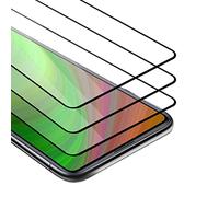 cadorabo 3x Verre Trempé couverture complète compatible avec Xiaomi Poco F2 Pro en TRANSPARENT avec NOIR - Pack de 3 Verre de protection d'écran trempé (Tempered) en dureté 9H avec 3D touch