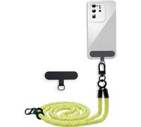 Cadorabo Chaîne de téléphone portable pour Realme C35 / Narzo 50A PRIME en JAUNE - Étui de téléphone portable avec cordon à bande réglable à porter autour du cou