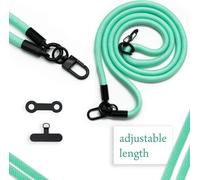 Cadorabo Chaîne pour portable Fairphone 3 en TURQUOISE - Étui pour portable avec cordon réglable à porter autour du cou