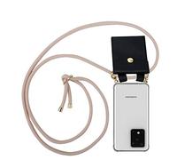 cadorabo Coque Collier pour Samsung Galaxy S20 Ultra in Or Rose PERLÉ - Housse Protection en Silicone Transparent avec Anneaux Dorés, Cordon pour Mettre Autour de Cou et Etui Détachable