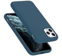 cadorabo Coque Compatible avec Apple iPhone 11 Pro, Étui Housse en Silicone- Coque pour iPhone 11 Pro- Protection Antichoc, Anti-Empreintes- TPU Housse de Protection - Mat Liquid Blue