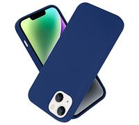 cadorabo Coque Compatible avec Apple iPhone 14, Étui Housse en Silicone- Coque pour iPhone 14- Protection Antichoc, Anti-Empreintes- TPU Housse de Protection - Mat Liquid Blue