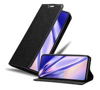 cadorabo Coque Compatible avec ASUS ZenFone 8 Flip en Noir Nuit - Housse Protection avec Fermoire Magnétique, Stand Horizontal et Fente Carte - Portefeuille Case Cover