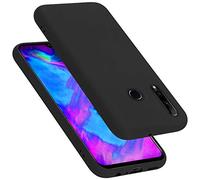 cadorabo Coque Compatible avec Honor 10i / 20i / 20 Lite/Huawei Enjoy 9S, Étui Housse en Silicone- Coque pour 10i / 20i / 20 Lite - Protection Antichoc, Anti-Empreintes - Liquid Black