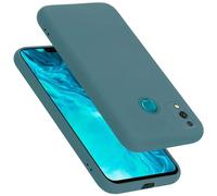 cadorabo Coque Compatible avec Honor 9X Lite, Étui Housse en Silicone- Coque pour 9X Lite- Protection Antichoc, Anti-Empreintes- TPU Housse de Protection - Mat Liquid Green