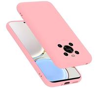cadorabo Coque Compatible avec Honor Magic 4 Lite, Étui Housse en Silicone- Coque pour Magic 4 Lite- Protection Antichoc, Anti-Empreintes- TPU Housse de Protection - Mat Liquid Pink