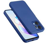 cadorabo Coque Compatible avec Honor x7a, Étui Housse en Silicone- Coque pour x7a- Protection Antichoc, Anti-Empreintes- TPU Housse de Protection - Mat Liquid Blue