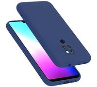 cadorabo Coque Compatible avec Huawei Mate 20, Étui Housse en Silicone- Coque pour Mate 20- Protection Antichoc, Anti-Empreintes- TPU Housse de Protection - Mat Liquid Blue