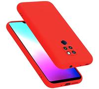 cadorabo Coque Compatible avec Huawei Mate 20, Étui Housse en Silicone- Coque pour Mate 20- Protection Antichoc, Anti-Empreintes- TPU Housse de Protection - Mat Liquid Red