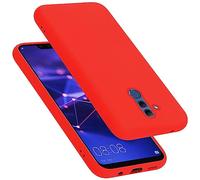cadorabo Coque Compatible avec Huawei Mate 20 Lite, Étui Housse en Silicone- Coque pour Mate 20 Lite- Protection Antichoc, Anti-Empreintes- TPU Housse de Protection - Mat Liquid Red