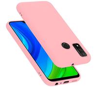 cadorabo Coque Compatible avec Huawei P Smart 2020, Étui Housse en Silicone- Coque pour P Smart 2020- Protection Antichoc, Anti-Empreintes- TPU Housse de Protection - Mat Liquid Pink