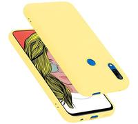 cadorabo Coque Compatible avec Huawei P Smart Z / Y9 Prime 2019 / Enjoy 10 Plus, Étui Housse en Silicone- Coque pour P Smart Z / Y9 Prime 2019 - Protection Antichoc, Anti-Empreintes - Liquid Yellow