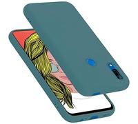 cadorabo Coque Compatible avec Huawei P Smart Z / Y9 Prime 2019 / Enjoy 10 Plus, Étui Housse en Silicone- Coque pour P Smart Z / Y9 Prime 2019 - Protection Antichoc, Anti-Empreintes - Liquid Green