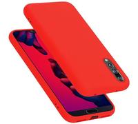 cadorabo Coque Compatible avec Huawei P20 Pro / P20 Plus, Étui Housse en Silicone- Coque pour P20 Pro / P20 Plus- Protection Antichoc, Anti-Empreintes- TPU Housse de Protection - Mat Liquid Red