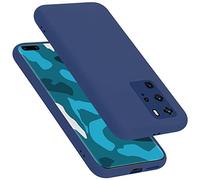 cadorabo Coque Compatible avec Huawei P40 Pro / P40 Pro+, Étui Housse en Silicone- Coque pour P40 Pro / P40 Pro+- Protection Antichoc, Anti-Empreintes- TPU Housse de Protection - Mat Liquid Blue