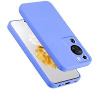 cadorabo Coque Compatible avec Huawei P60 Pro, Étui Housse en Silicone- Coque pour P60 Pro- Protection Antichoc, Anti-Empreintes- TPU Housse de Protection - Mat Liquid Light Purple