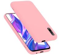cadorabo Coque Compatible avec Huawei Y9S, Étui Housse en Silicone- Coque pour Y9S- Protection Antichoc, Anti-Empreintes- TPU Housse de Protection - Mat Liquid Pink