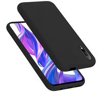 cadorabo Coque Compatible avec Huawei Y9S, Étui Housse en Silicone- Coque pour Y9S- Protection Antichoc, Anti-Empreintes- TPU Housse de Protection - Mat Liquid Black