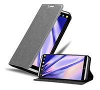 cadorabo Coque Compatible avec LG V20 en Gris Titane - Housse Protection avec Fermoire Magnétique, Stand Horizontal et Fente Carte - Portefeuille Etui Poche Folio Case Cover