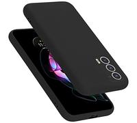 cadorabo Coque Compatible avec Motorola Edge 20, Étui Housse en Silicone- Coque pour Edge 20- Protection Antichoc, Anti-Empreintes- TPU Housse de Protection - Mat Liquid Black