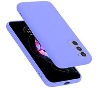 cadorabo Coque Compatible avec Motorola Edge 20, Étui Housse en Silicone- Coque pour Edge 20- Protection Antichoc, Anti-Empreintes- TPU Housse de Protection - Mat Liquid Light Purple