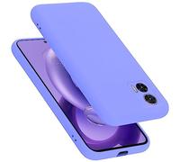 cadorabo Coque Compatible avec Motorola Edge 30 Neo, Étui Housse en Silicone- Coque pour Edge 30 Neo- Protection Antichoc, Anti-Empreintes- TPU Housse de Protection - Mat Liquid Light Purple
