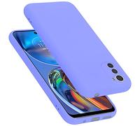 cadorabo Coque Compatible avec Motorola Moto E32 4G / E32S, Étui Housse en Silicone- Coque pour Moto E32 4G / E32S- Protection Antichoc, Anti-Empreintes- TPU Housse - Mat Liquid Light Purple