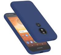 cadorabo Coque Compatible avec Motorola Moto E5 Play GO, Étui Housse en Silicone- Coque pour Moto E5 Play GO- Protection Antichoc, Anti-Empreintes- TPU Housse de Protection - Mat Liquid Blue