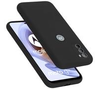 cadorabo Coque Compatible avec Motorola Moto G31 / G41, Étui Housse en Silicone- Coque pour Moto G31 / G41- Protection Antichoc, Anti-Empreintes- TPU Housse de Protection - Mat Liquid Black