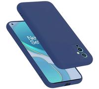 cadorabo Coque Compatible avec OnePlus 9, Étui Housse en Silicone- Coque pour 9- Protection Antichoc, Anti-Empreintes- TPU Housse de Protection - Mat Liquid Blue