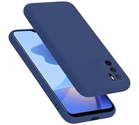 cadorabo Coque Compatible avec Oppo A16s / A54s, Étui Housse en Silicone- Coque pour A16s / A54s- Protection Antichoc, Anti-Empreintes- TPU Housse de Protection - Mat Liquid Blue