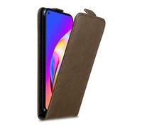 cadorabo Coque Compatible avec Oppo A94 5G en Marron CAFÉ - Housse Protection en Style Flip avec Fermoire Magnétique - Etui Poche Folio Case Cover