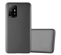 cadorabo Coque Compatible avec Oppo A94 5G en Metallic Gris - Housse Protection Souple en Silicone TPU avec Anti-Choc et Anti-Rayures - Ultra Slim Fin Gel Case Cover Bumper