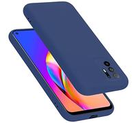 cadorabo Coque Compatible avec Oppo A94 5G, Étui Housse en Silicone- Coque pour A94 5G- Protection Antichoc, Anti-Empreintes- TPU Housse de Protection - Mat Liquid Blue