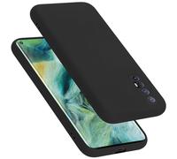 cadorabo Coque Compatible avec Oppo Find X2 Neo, Étui Housse en Silicone- Coque pour Find X2 Neo- Protection Antichoc, Anti-Empreintes- TPU Housse de Protection - Mat Liquid Black