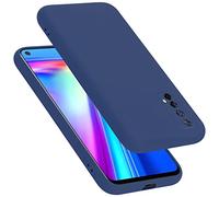 cadorabo Coque Compatible avec Realme 7 5G, Étui Housse en Silicone- Coque pour 7 5G- Protection Antichoc, Anti-Empreintes- TPU Housse de Protection - Mat Liquid Blue