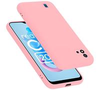 cadorabo Coque Compatible avec Realme C11 2021, Étui Housse en Silicone- Coque pour C11 2021- Protection Antichoc, Anti-Empreintes- TPU Housse de Protection - Mat Liquid Pink