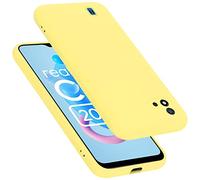 cadorabo Coque Compatible avec Realme C11 2021, Étui Housse en Silicone- Coque pour C11 2021- Protection Antichoc, Anti-Empreintes- TPU Housse de Protection - Mat Liquid Yellow