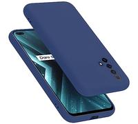 cadorabo Coque Compatible avec Realme X3 / X3 SuperZoom / X50 5G, Étui Housse en Silicone- Coque pour X3 / X3 SuperZoom / X50 5G- Protection Antichoc, Anti-Empreintes- TPU Housse - Mat Liquid Blue